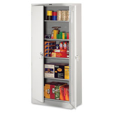 Tennsco Light Gray Deluxe Storage Cabinet