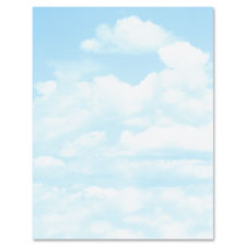 Geographics Clouds Design 24 lb. Printable Paper