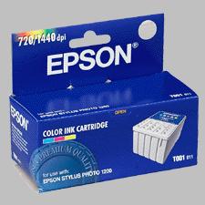 Epson T001011 (Epson 1) Tri-Color OEM Inkjet Cartridge