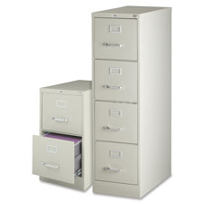 Lorell Locking Vertical Letter-size Drawer File