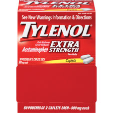 J & J Tylenol Extra Strength Pain Caplets