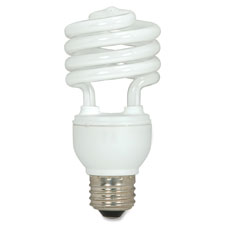 Satco 18-watt T2 Spiral CFL Bulb 3-pack