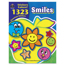 Teacher Created Res. Smiles Stickers Galore Book