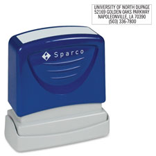 Sparco Return Address Stamp