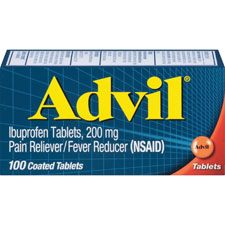 RJ General Advil Pain Reliever Ibuprofen Tablets