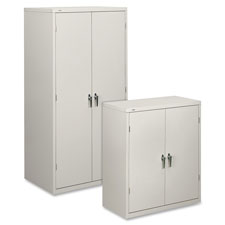 HON Light Gray Steel Storage Cabinets