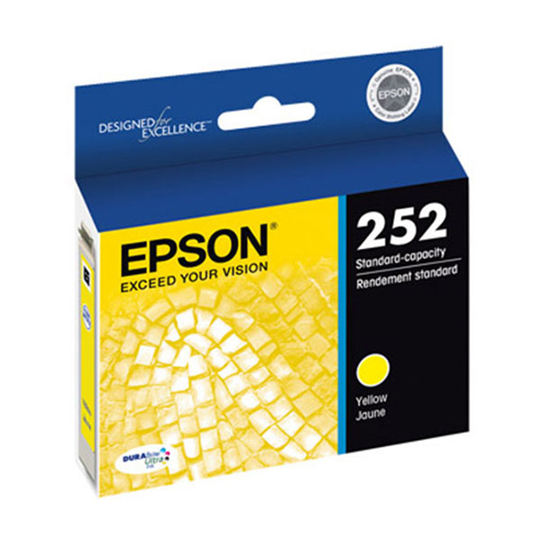 Epson T252420 (Epson 252) Yellow OEM Inkjet Cartridge