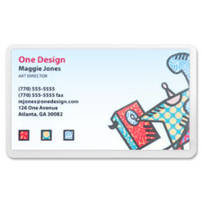 Bus. Source 5 mil Business Card Laminating Pouches