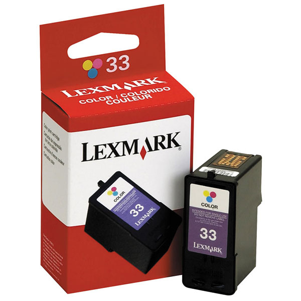 Lexmark 18C0033 (Lexmark #33) Tri-Color OEM Inkjet Cartridge