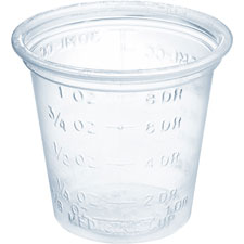 Solo Cup Small Clear Medical/Dental Cups