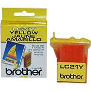 Brother LC-21Y Yellow OEM Inkjet Cartridge