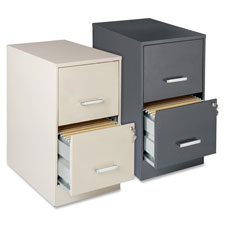 Lorell SOHO 22" 2-drawer File Cabinet