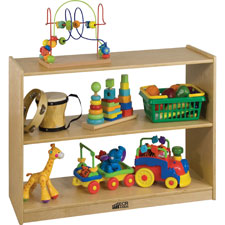 Early Childhood Res. 2-shelf Open Storage Cabinet
