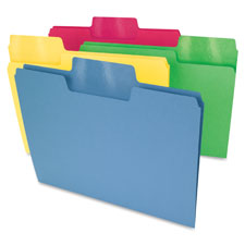 Smead Assorted Color SuperTab File Folders
