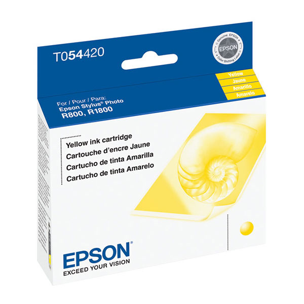 Epson T054420 (Epson 54) Yellow OEM Inkjet Cartridge