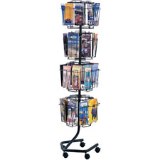 Safco Rotary Wire Brochure Display Stand