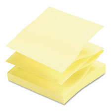 Sparco Fanfold Yellow Adhesive Notes