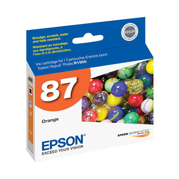 Epson T087920 (Epson 87) Orange OEM Inkjet Cartridge