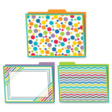 Carson Color Me Bright Design File Folders Set
