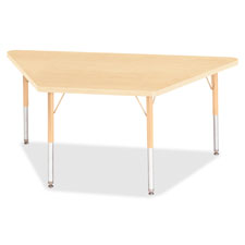 Jonti-Craft Elementary-ht. Maple Trapezoid Table