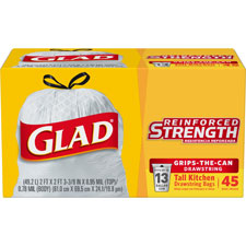 Clorox Glad Strong 13-gal Tall Kitchen Trash Bags