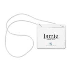 Bus. Source Elastic Cord Hanging Name Badges