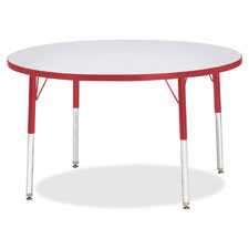 Jonti-Craft Elemt. Ht Prism Color Edge Round Table