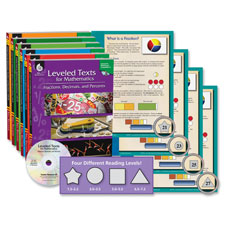 Shell Education Mathematics Leveled Texts Book Set