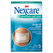 3M Nexcare Soft Cloth Premium Adhesive Gauze Pad