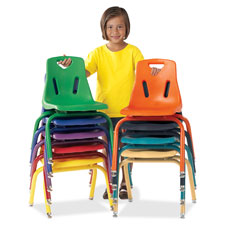 Jonti-Craft 16" Color Leg/Shell Stacking Chairs