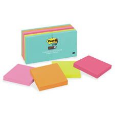 3M Miami Collection Post-it Super Sticky Notes