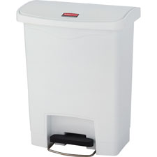 Rubbermaid Comm. Slim Jim 8-gal Step-On Container