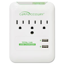 Compucessory 3-Outlet Surge Protector