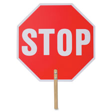 Tatco Handheld Stop Sign