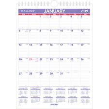 At-A-Glance Recycled Basic Monthly Wall Calendars