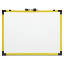 Quartet Yellow Frame Industrial Magnetic Whitebrd