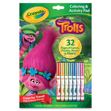 Crayola Trolls Coloring/Activity Pad