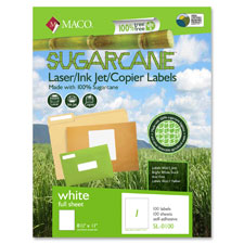 Maco Printable Sugarcane Shipping Labels