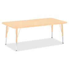 Jonti-Craft Toddler Ht Maple Prism Rectangle Table