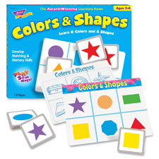 Trend Colors/Shapes Match Me Learning Game