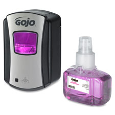 GOJO LTX-7 Dispenser Plum Foam Soap Starter Kit