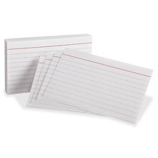 Oxford Ruled Index Cards