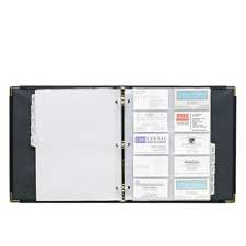 Samsill Classic Vinyl Business Card Binder