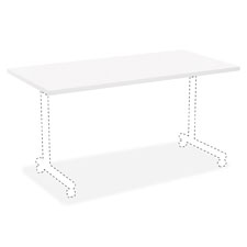 Lorell White Laminate Rectangular Invent Tabletop