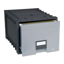 Storex Ind. Black/Gray Heavy-duty Archive Drawer