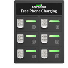 ChargeTech 8-bay Cell Phone Charging Locker