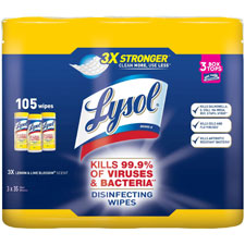 Reckitt Benckiser Lysol Lemon Disinfect Wipes Pack