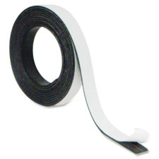 Bi-silque 1/2"x7' Adhesive Magnetic Roll Tape