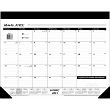 At-A-Glance Recycled Refillable Classic Desk Pad