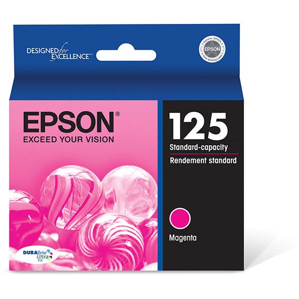 Epson T125320 (Epson 125) Magenta OEM Inkjet Cartridge